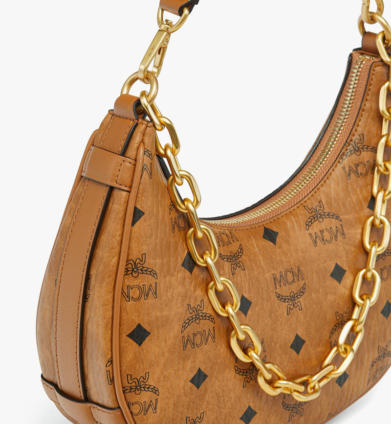 Aren Crescent Hobo Bag in Visetos 5