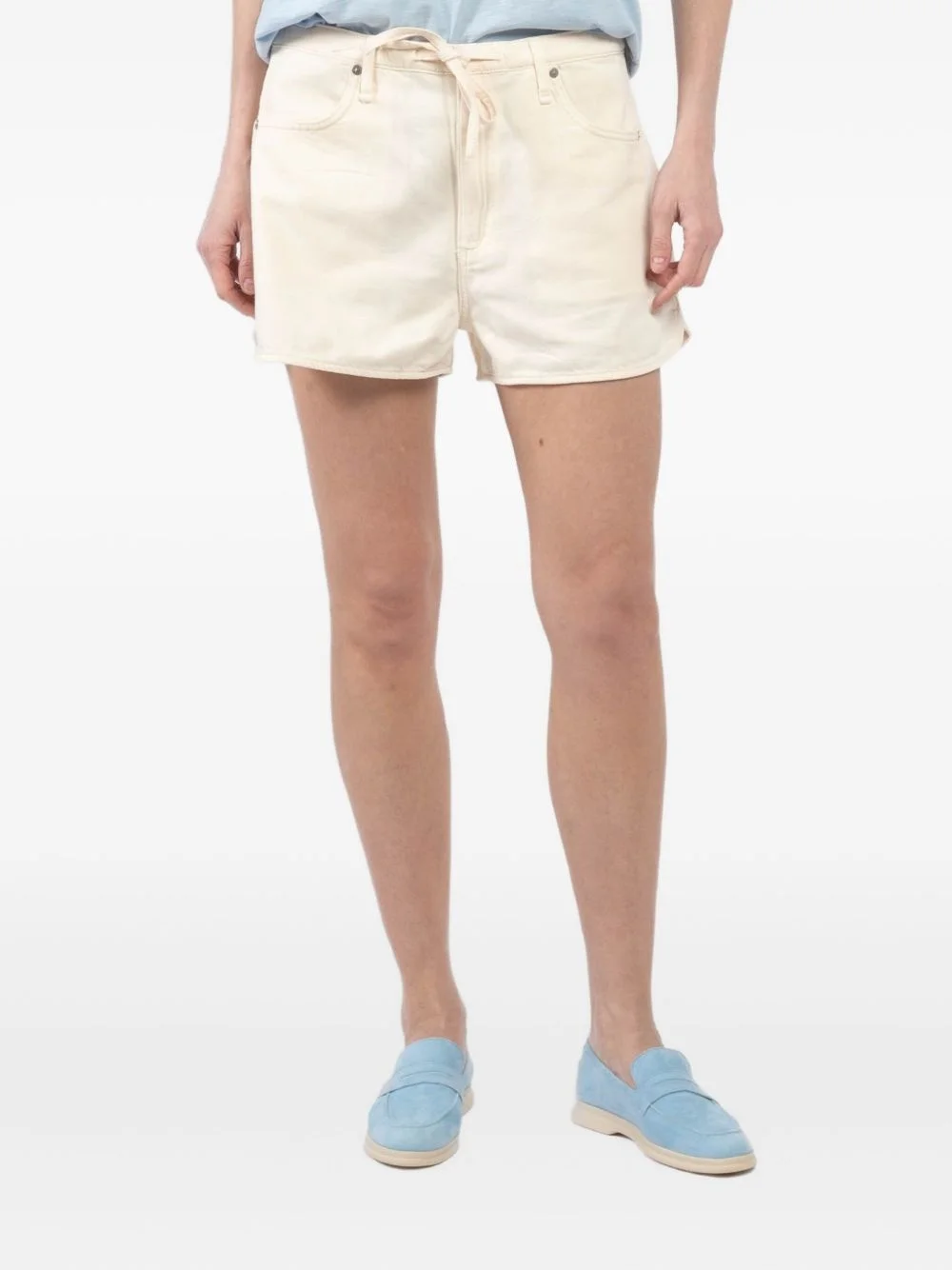 drawstring-waist shorts - 1