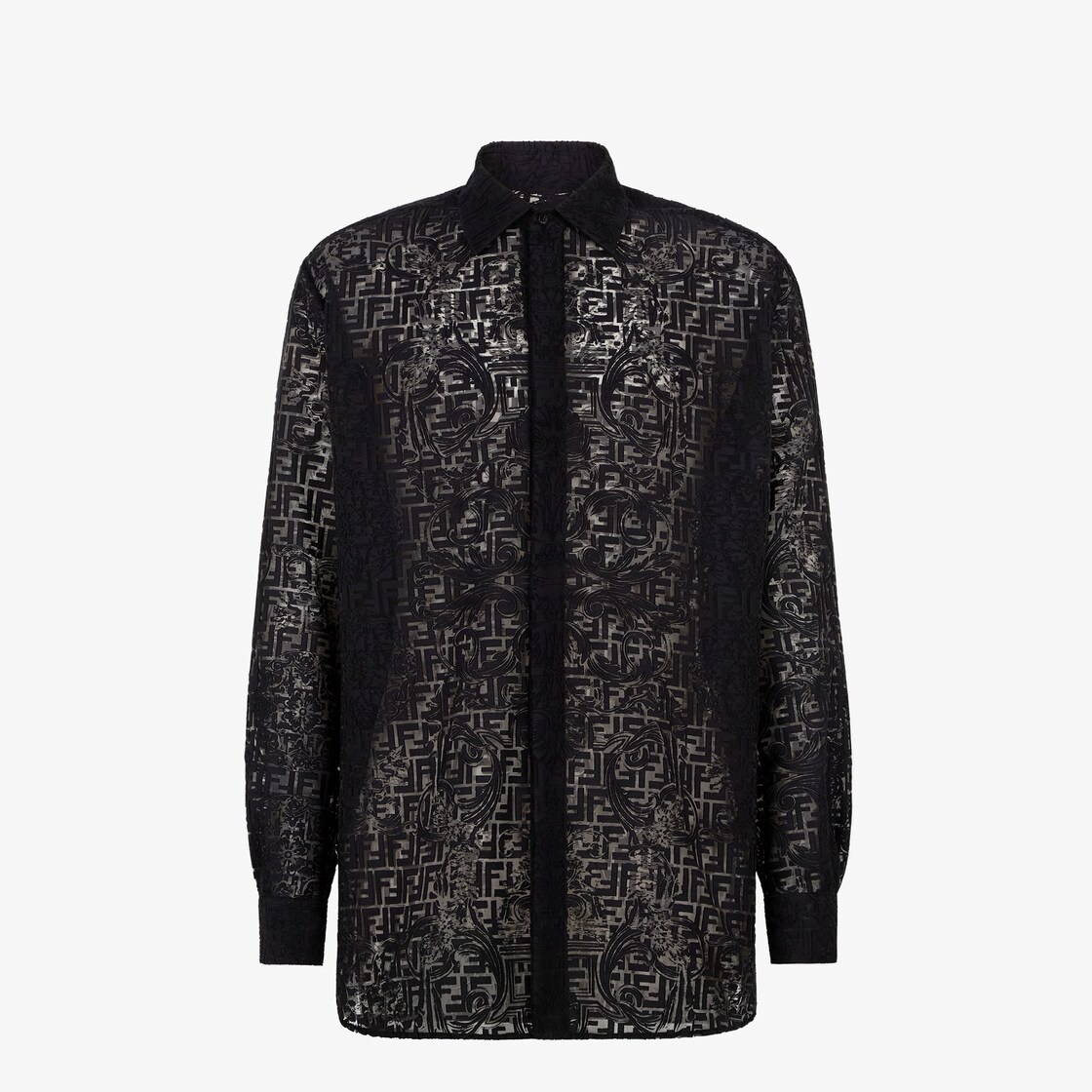 Fendace black cotton shirt - 1