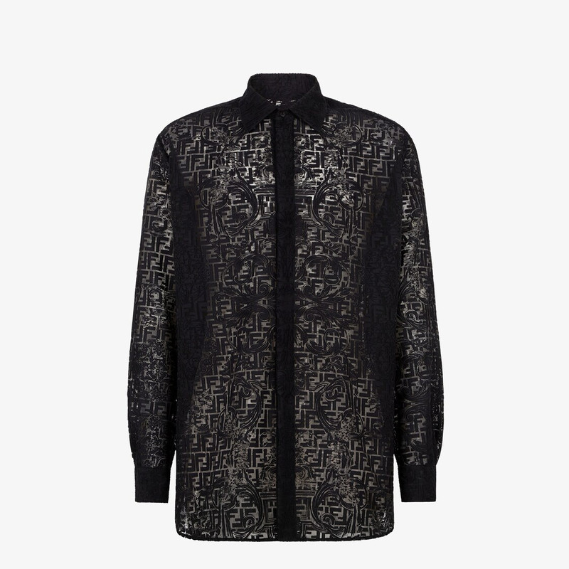 Fendace black cotton shirt 1