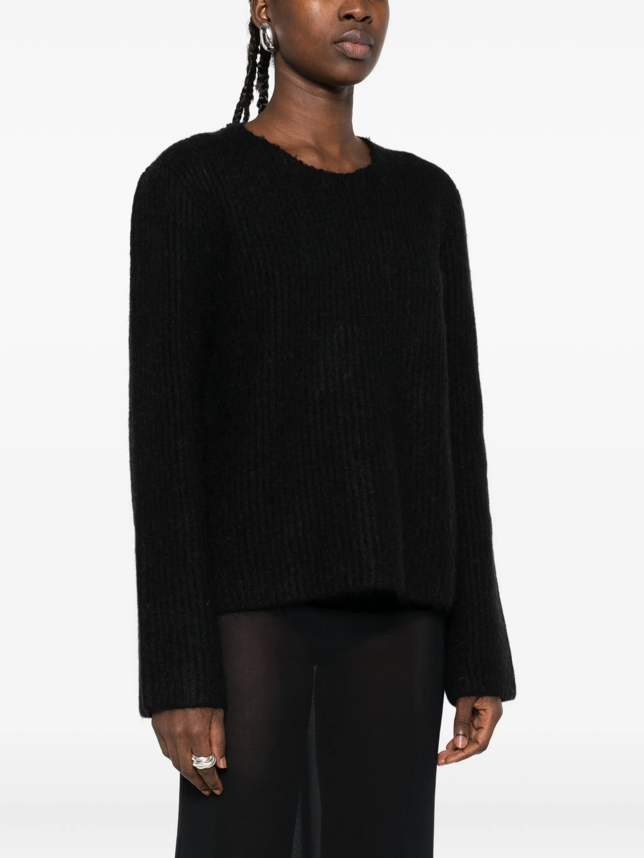 Jil Sander Ribbed Wool-mohair Blend Sweater - 4