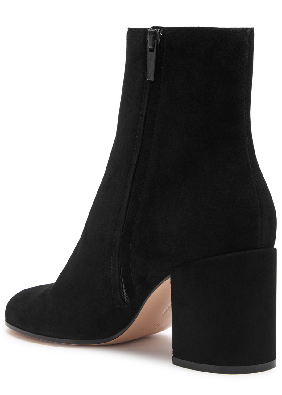 Gianvito Rossi Joelle 80 Suede Ankle Boots - 2