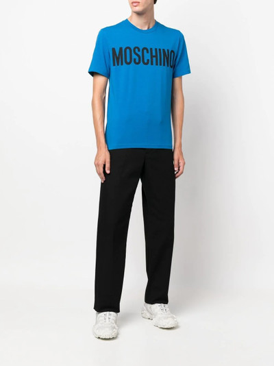 Moschino logo-print short-sleeve T-shirt outlook