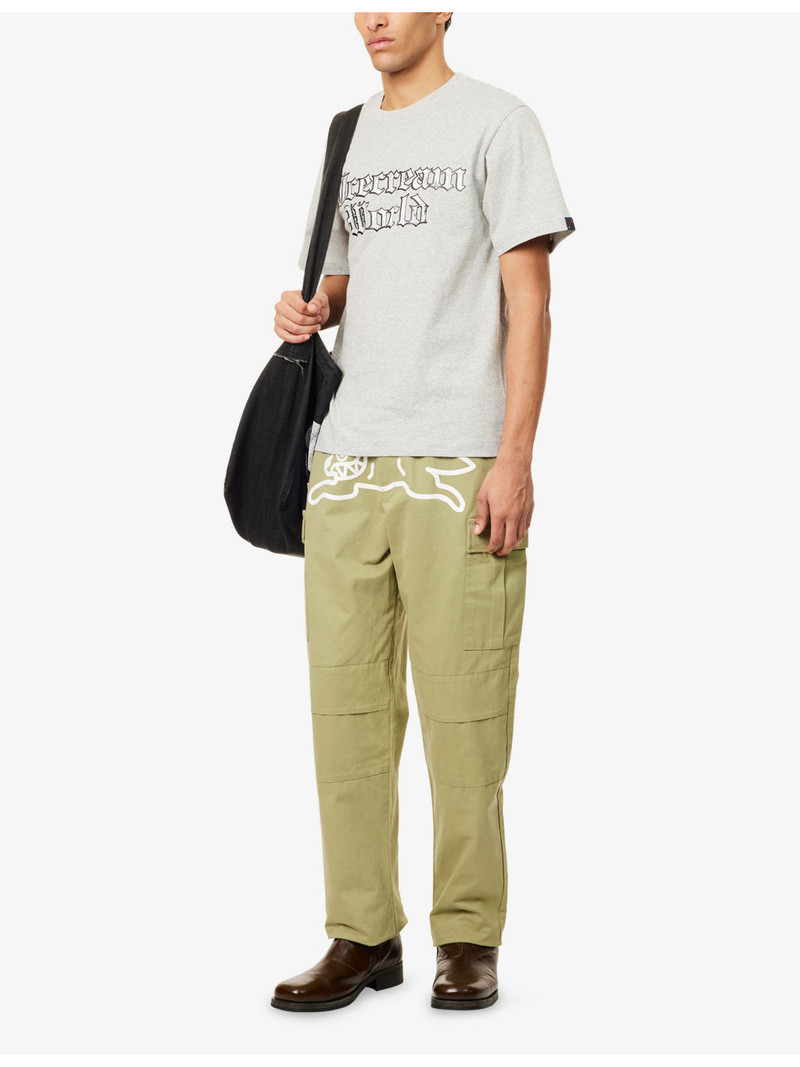 ICECREAM Icecream World Crewneck Cotton-Jersey T-Shirt outlook