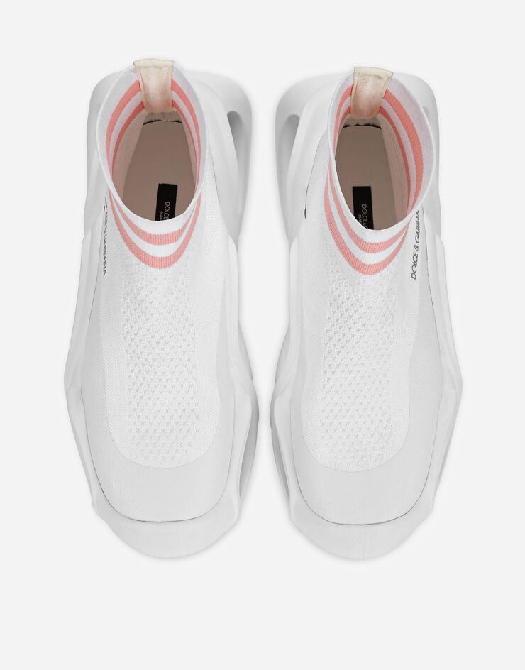 Stretch mesh Wave mid-top sneakers - 4
