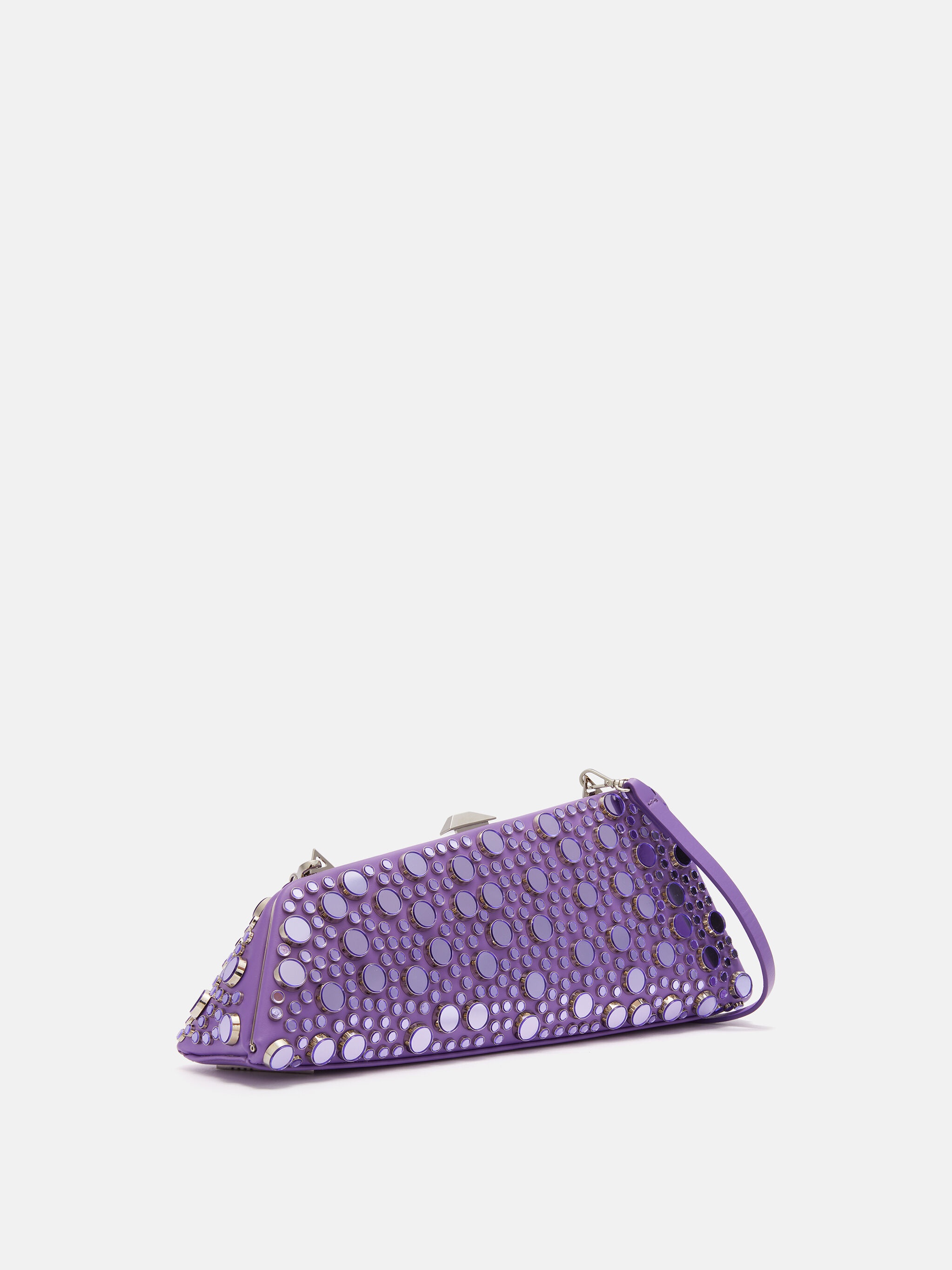 ''LONG NIGHT'' MAUVE MAXI CLUTCH - 3