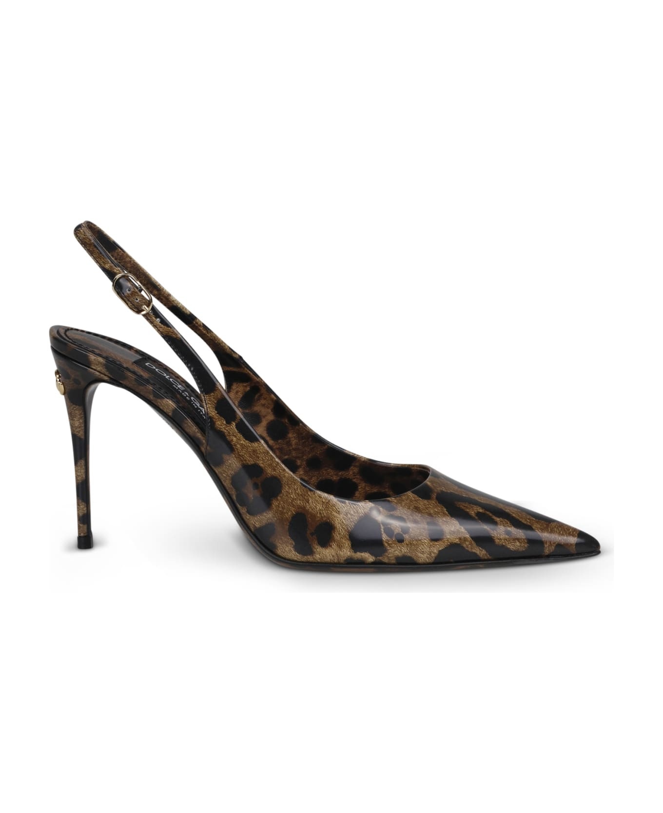 Animalier Print Slingback Pumps - 1