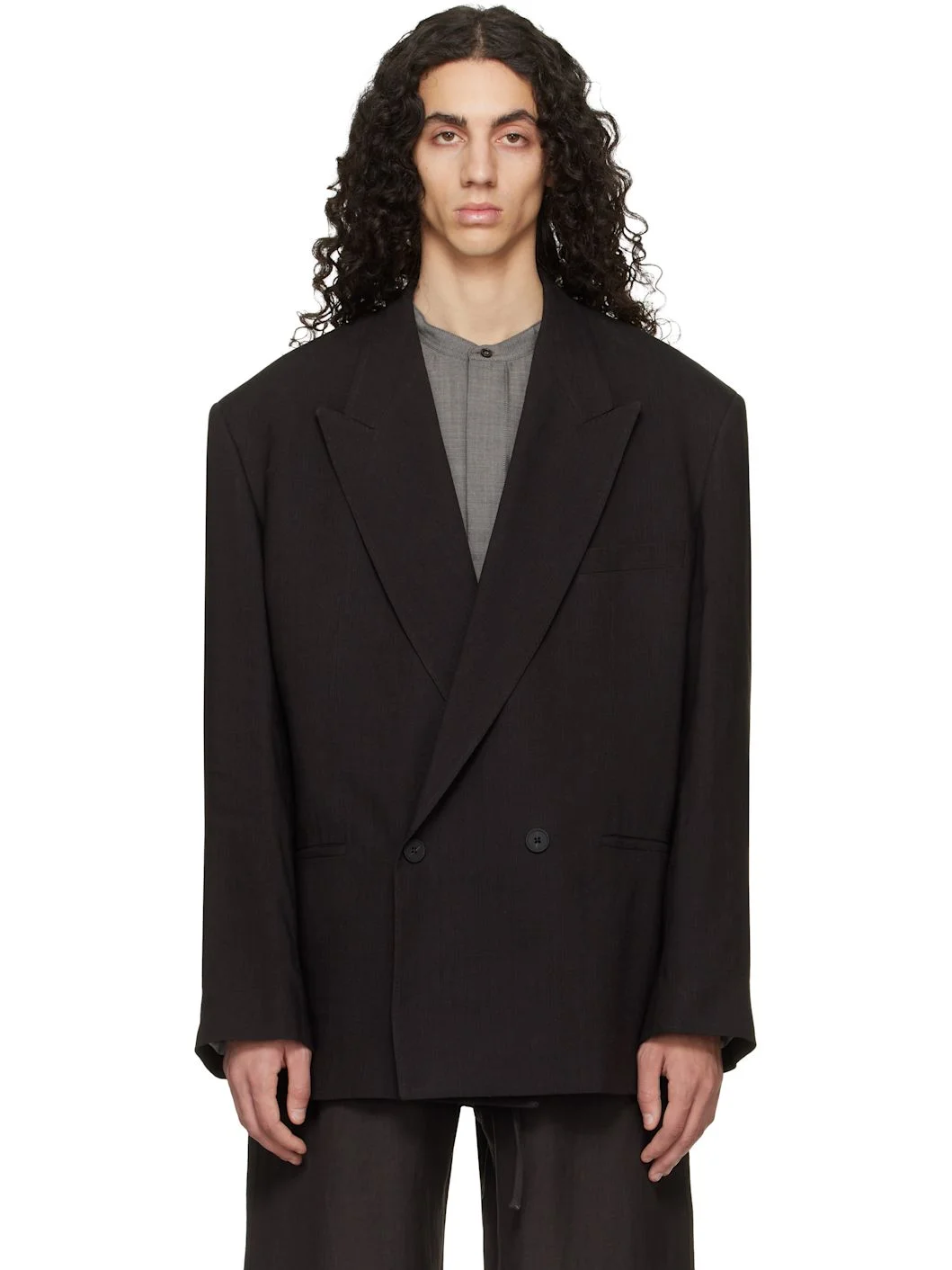 Brown Daburu Blazer - 1