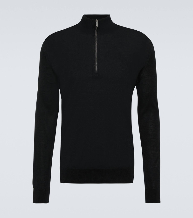 Wool half-zip sweater 1
