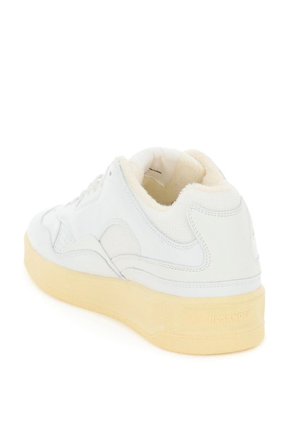 Jil Sander LEATHER LOW-TOP SNEAKERS outlook