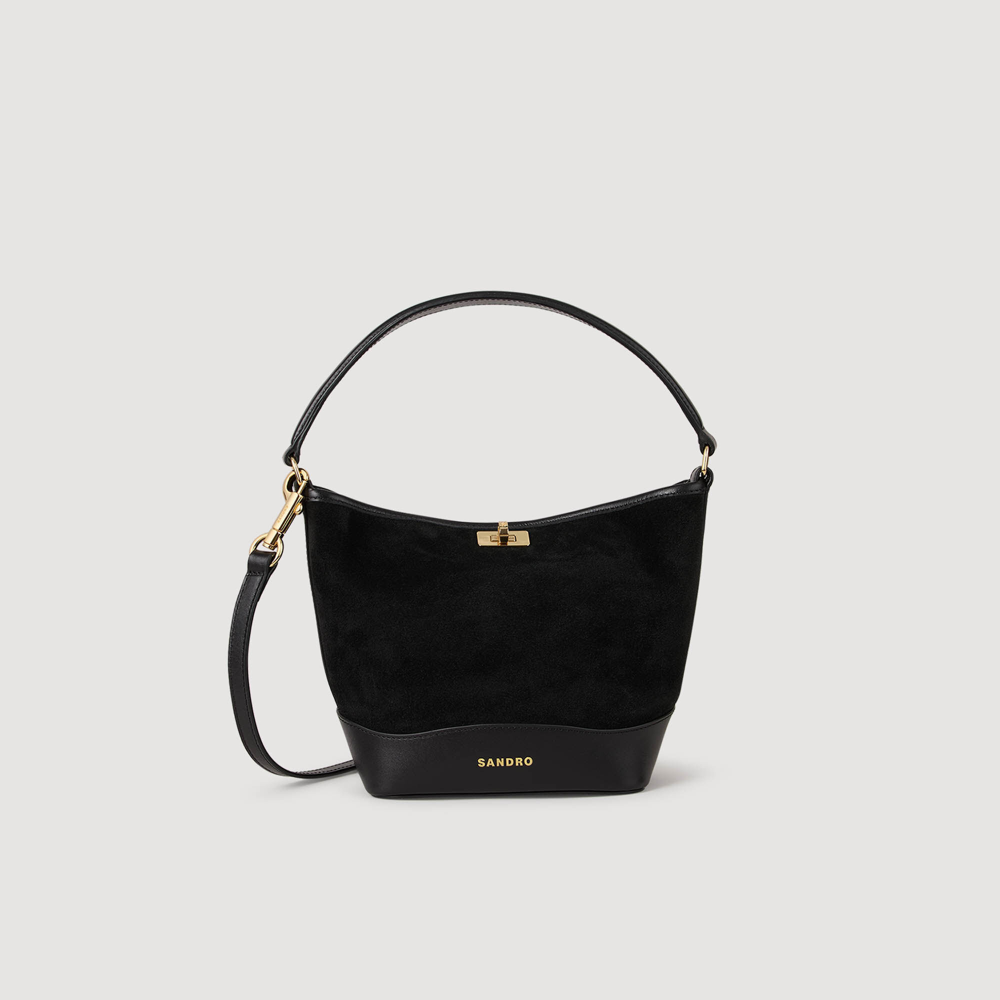 TANGOSO MINI SUEDE AND LEATHER BAG - 5