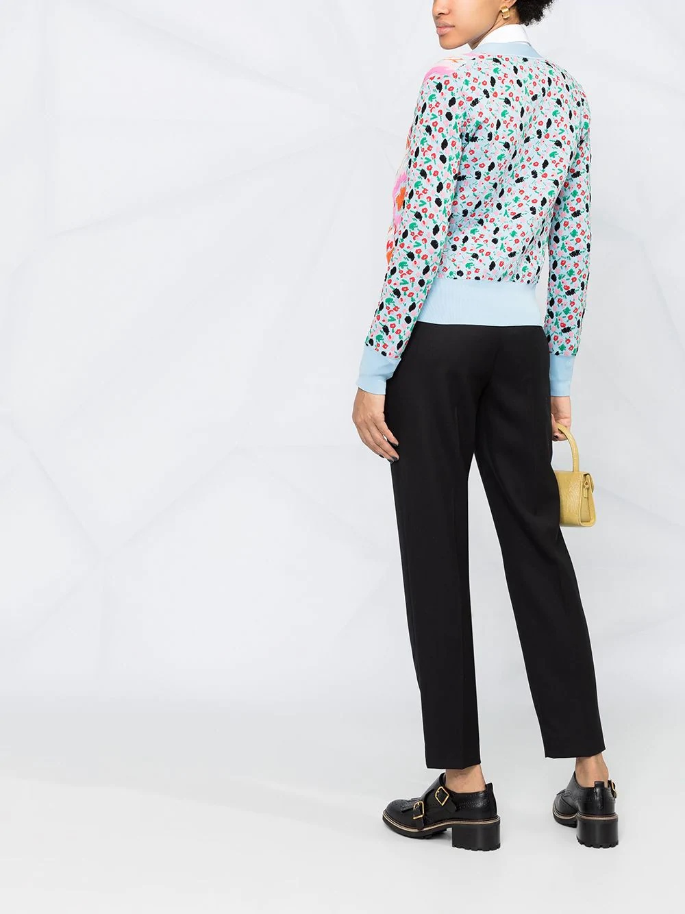 tailored straight-leg trousers - 6