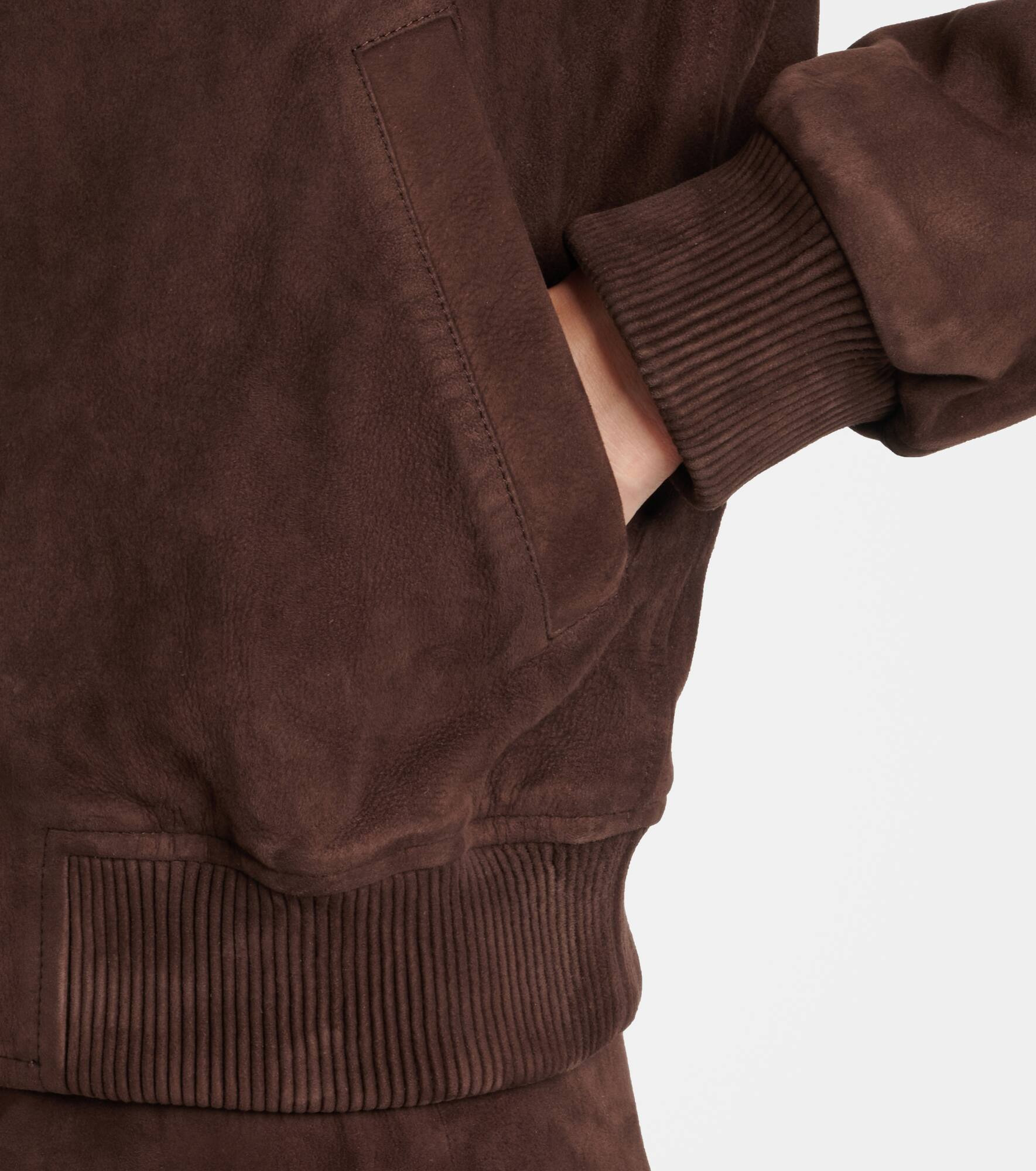 Suede bomber jacket - 5