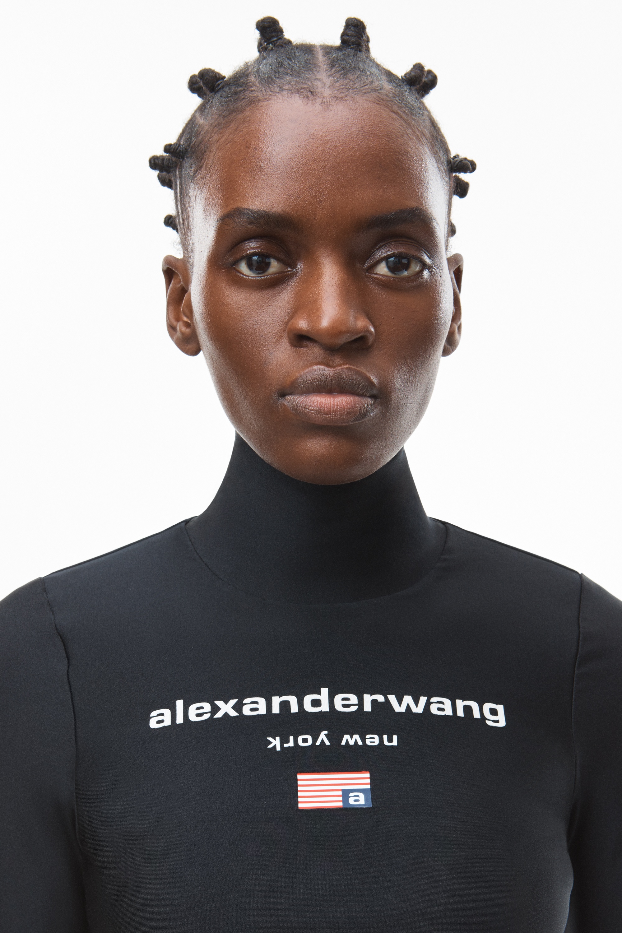 TURTLENECK BODYSUIT IN ACTIVE STRETCH - 3