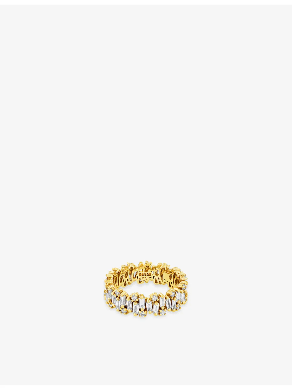 Firework 18ct yellow gold and 2.33ct diamond eternity ring - 1