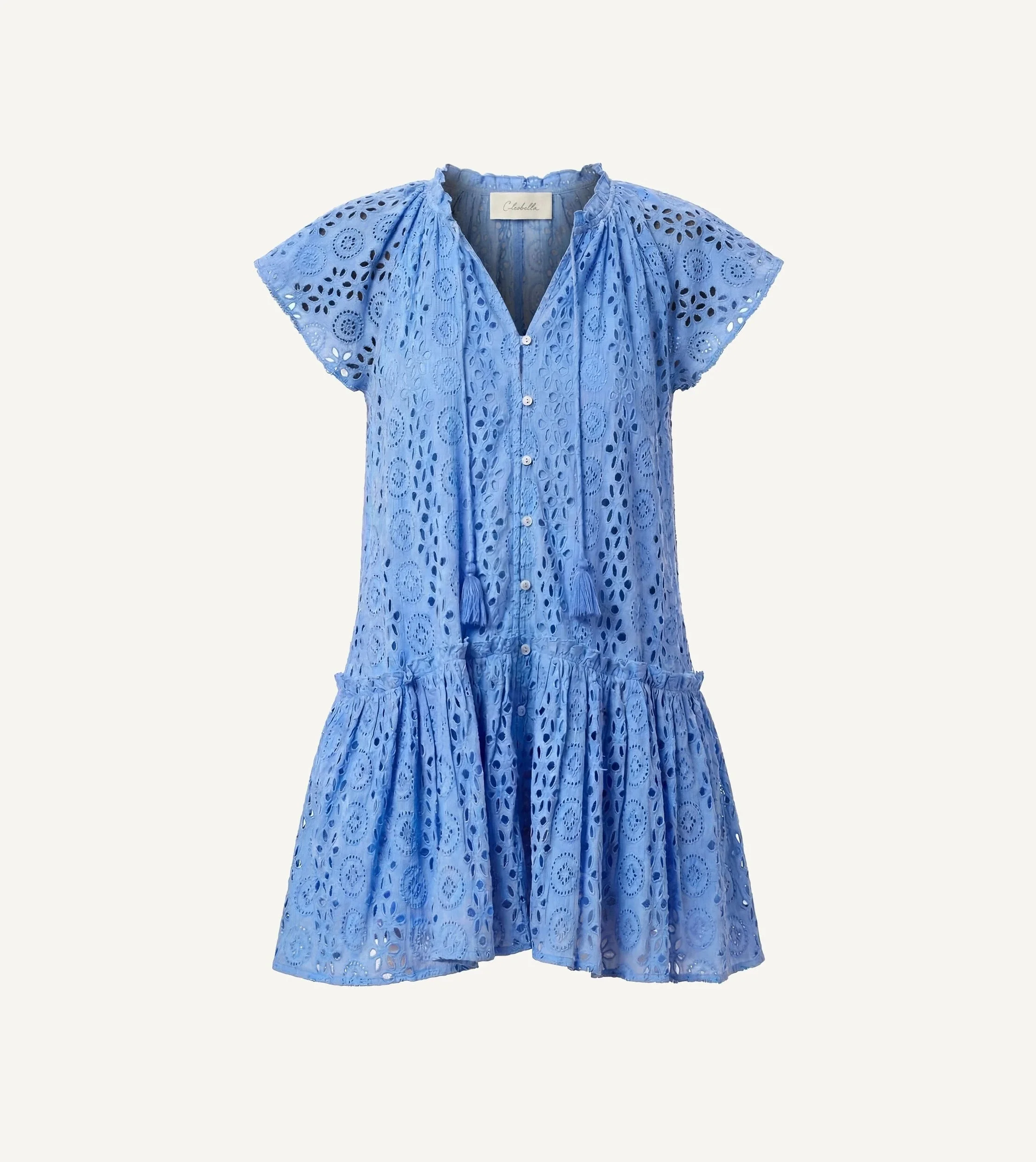 LYDIA MINI DRESS | BLUE BONNET - 1