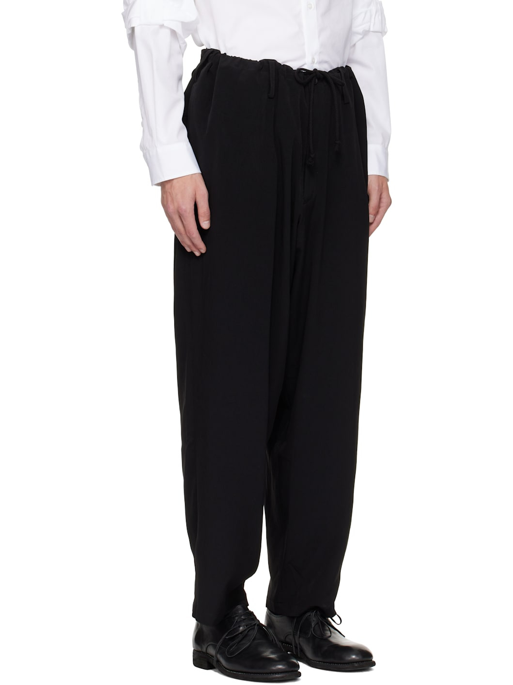 Black Tuxedo Standard String Trousers - 2