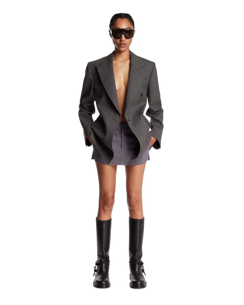 RÓHE Gray Double-Breasted Jacket outlook