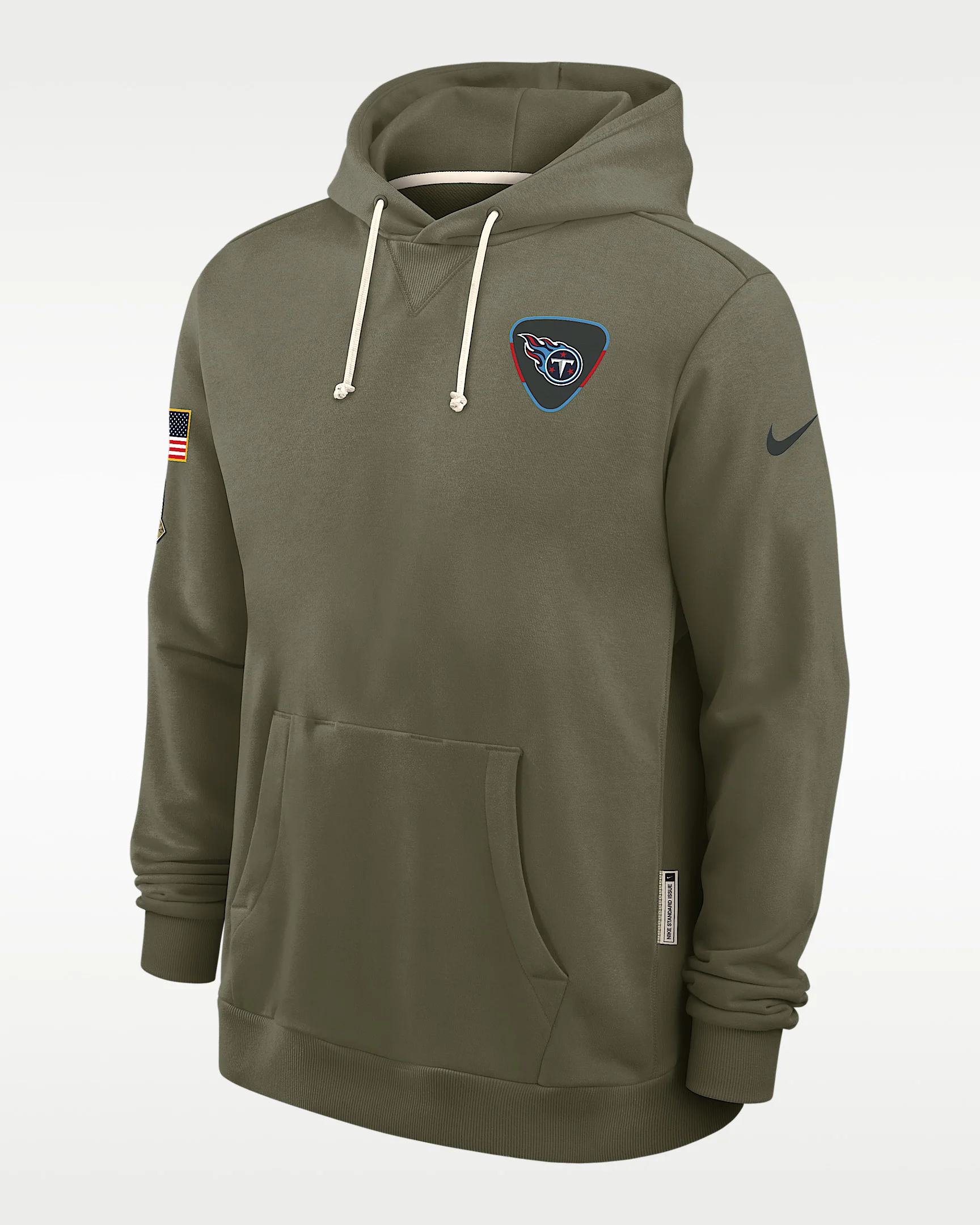 Tennessee Titans Salute to Service Sideline Dominant Force Men's Nike Dri-FIT NFL Pullover Hoodie - 1