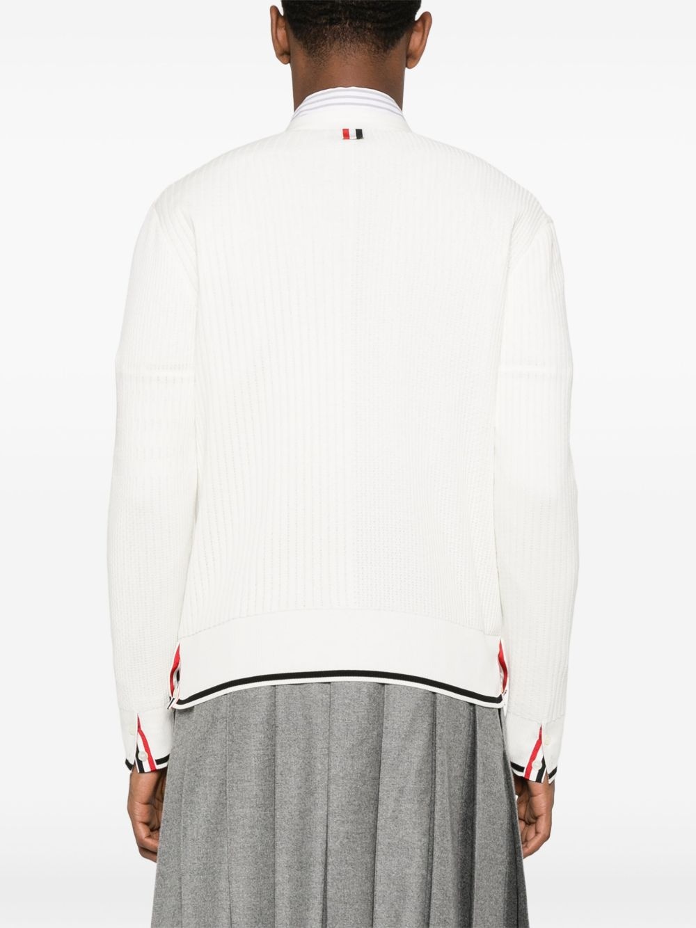 4-Bar open-knit cardigan - 4