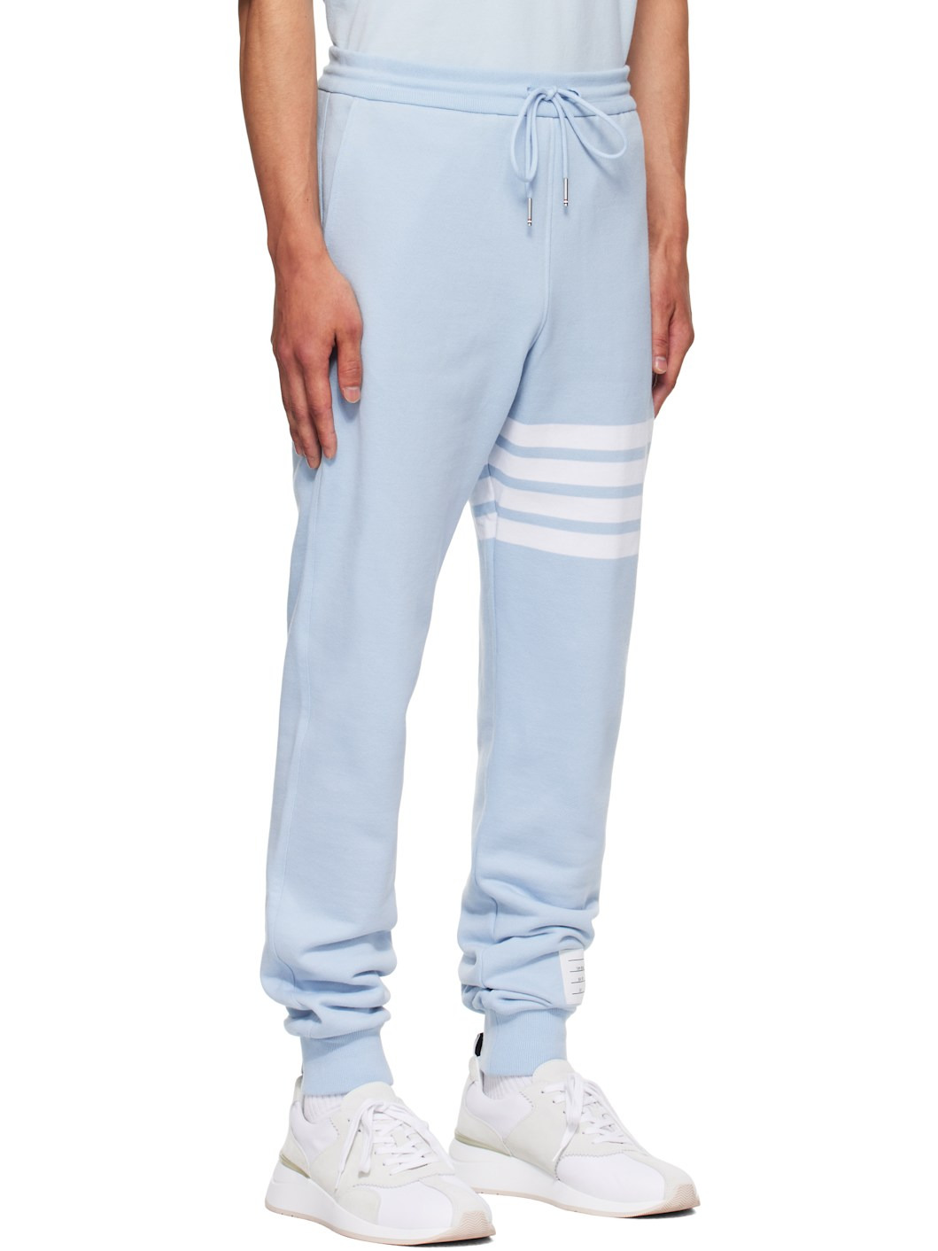 Blue Classic Loopback 4-Bar Sweatpants - 2