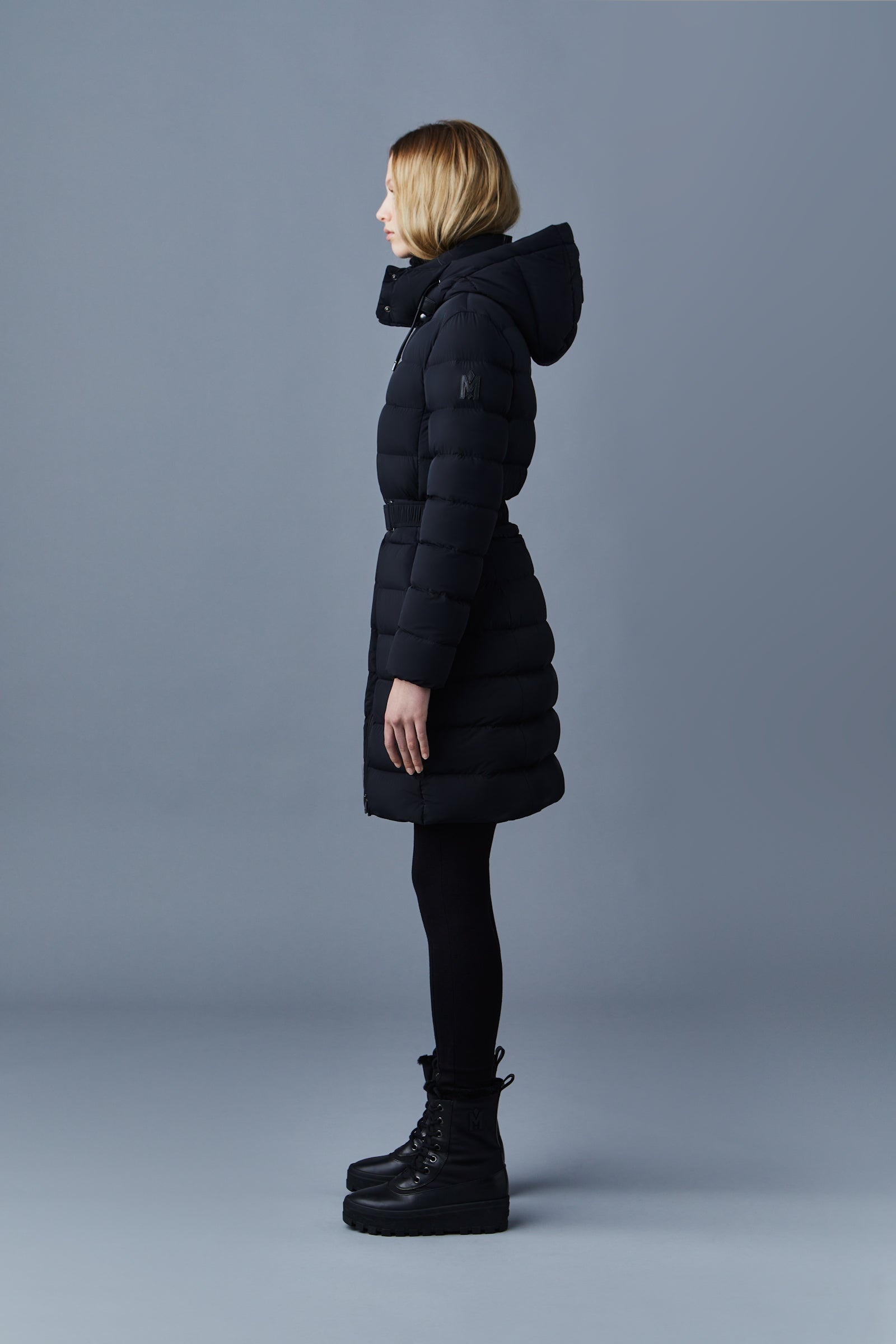 ASHLEY stretch light down with removable hood - 3