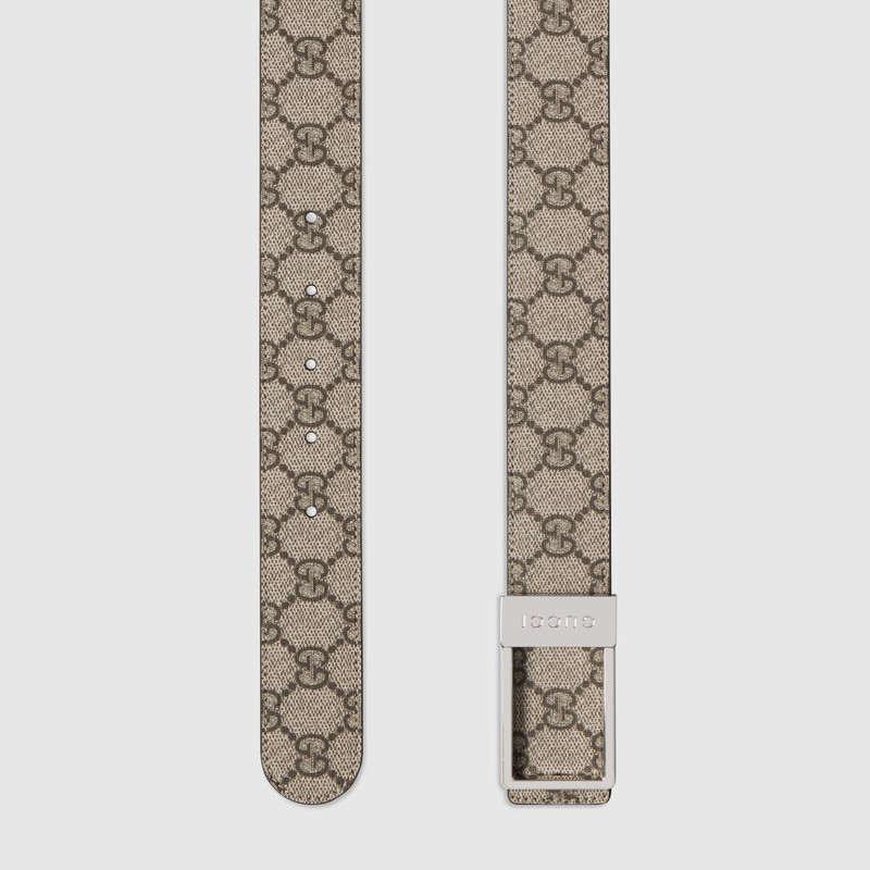 GUCCI Reversible belt with rectangular buckle outlook