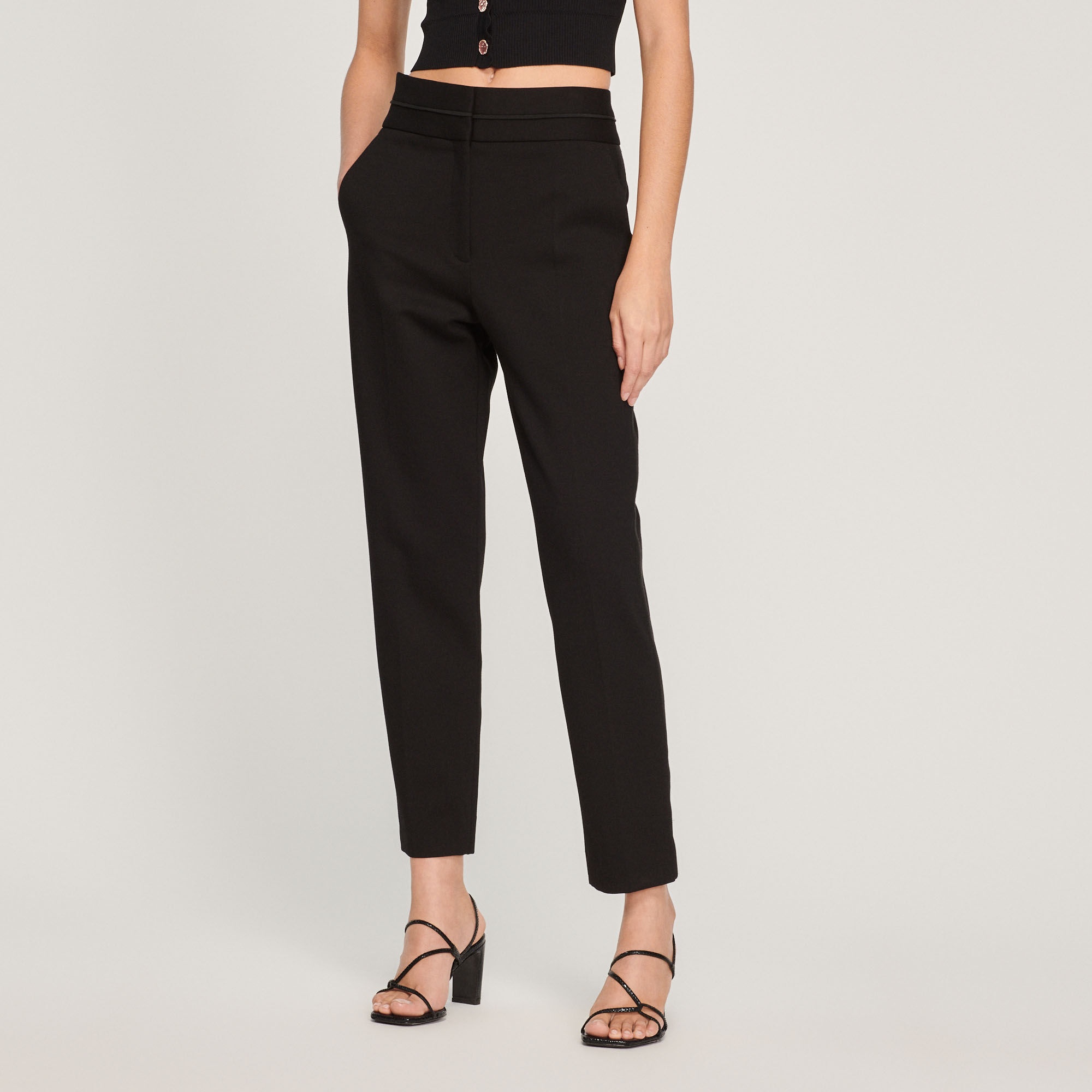 HIGH-WAISTED CLASSIC PANTS - 5