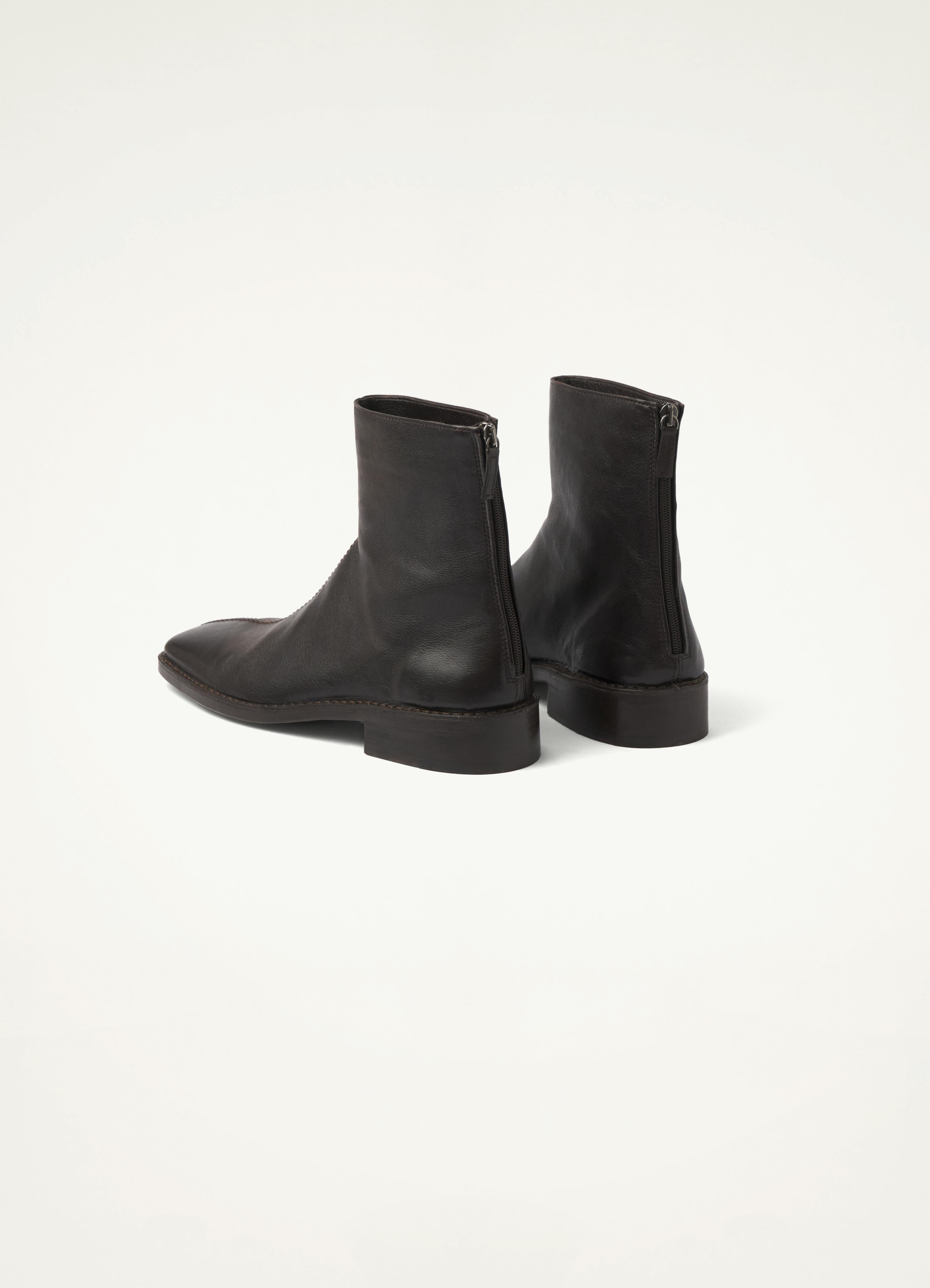 PIPED ZIPPED BOOTS - 6
