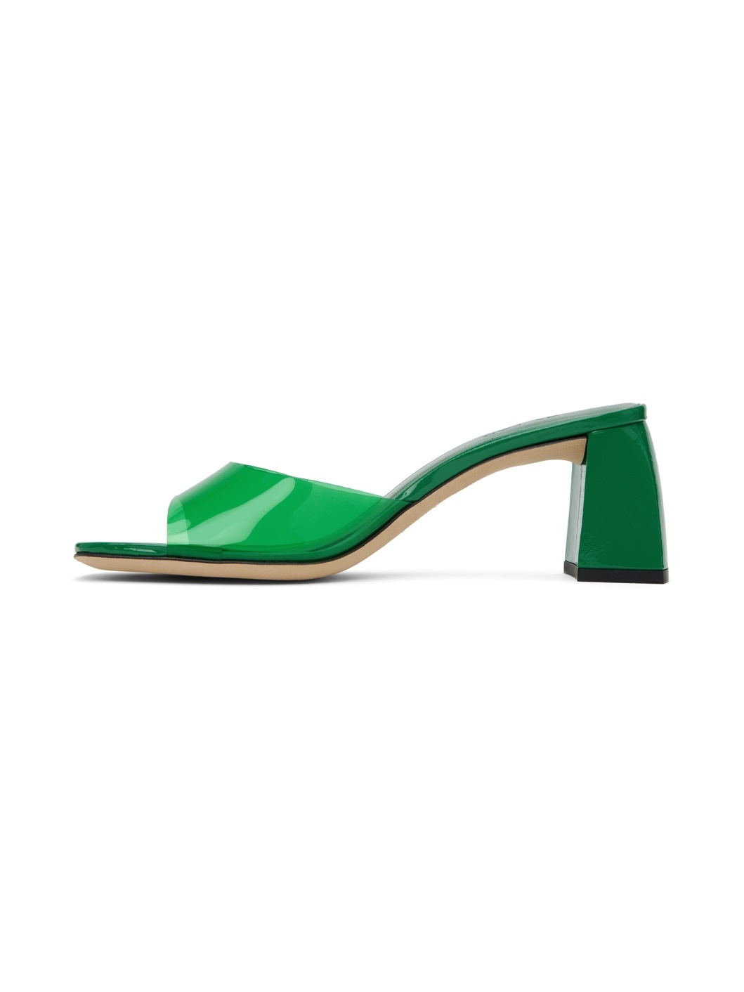 Green Romy Heeled Sandals - 3