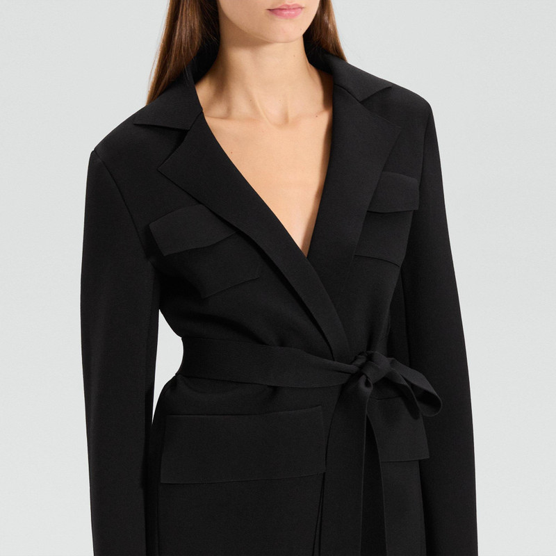 Relaxed Blazer in Crepe Knit 5