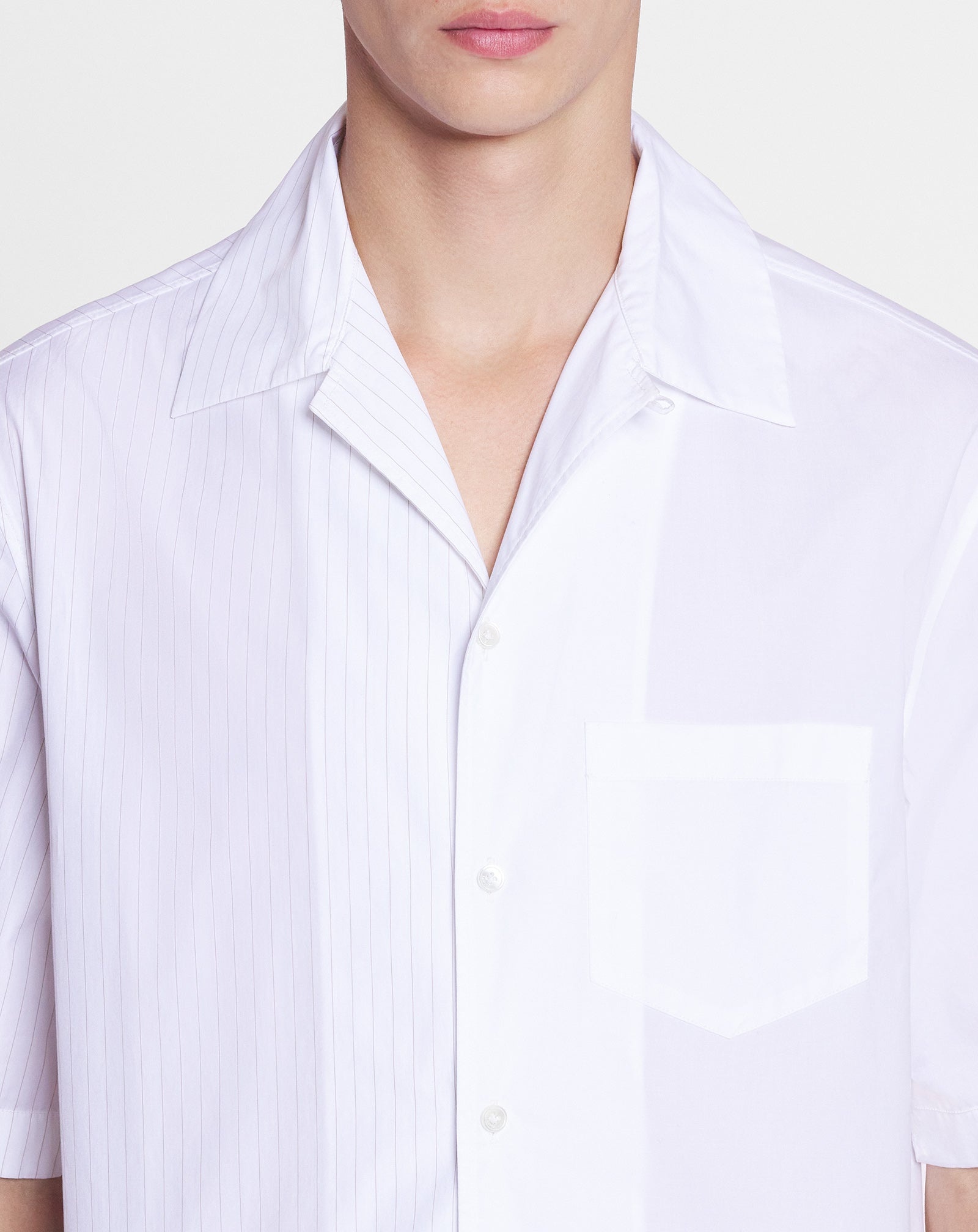 ASYMMETRICAL SHIRT WITH A GRADIENT EFFECT - 5