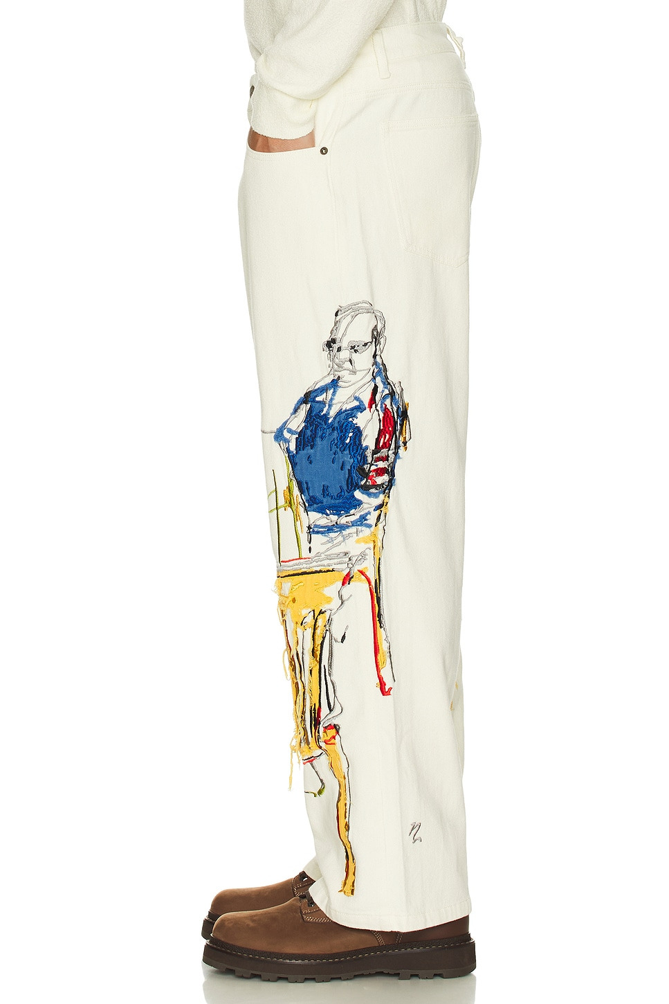 Dominos Embroidery Jeans - 6