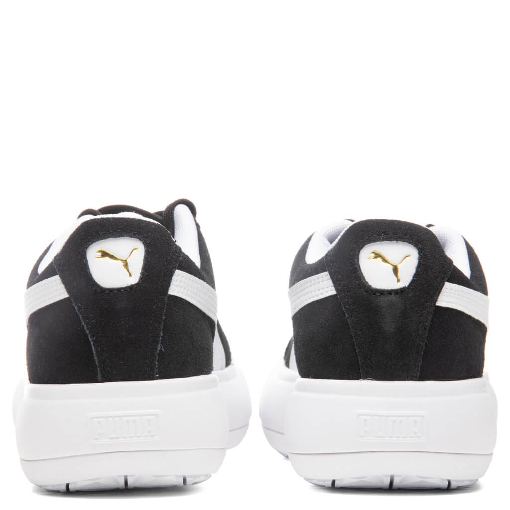 PUMA WOMEN'S SUEDE MAYU - BLACK/WHITE - 4