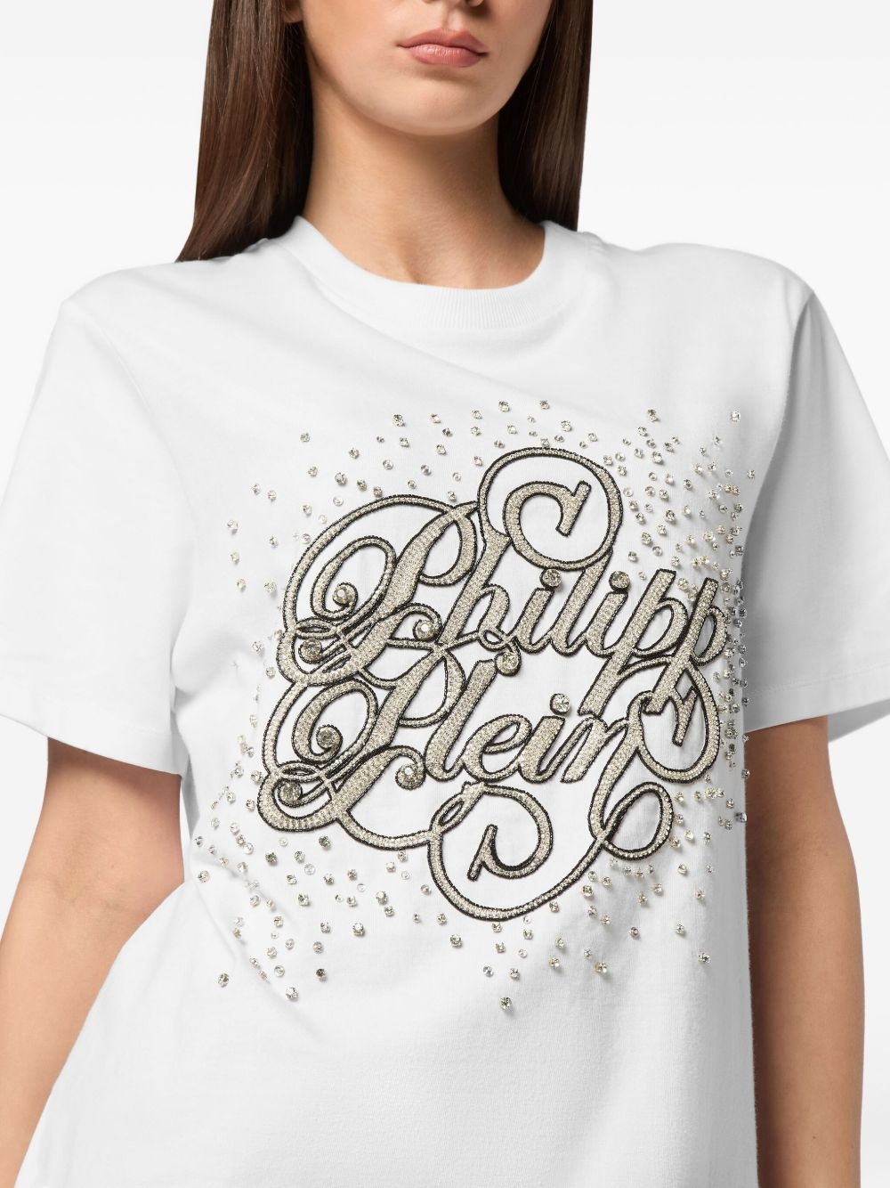 crystal-embellished T-Shirt - 5