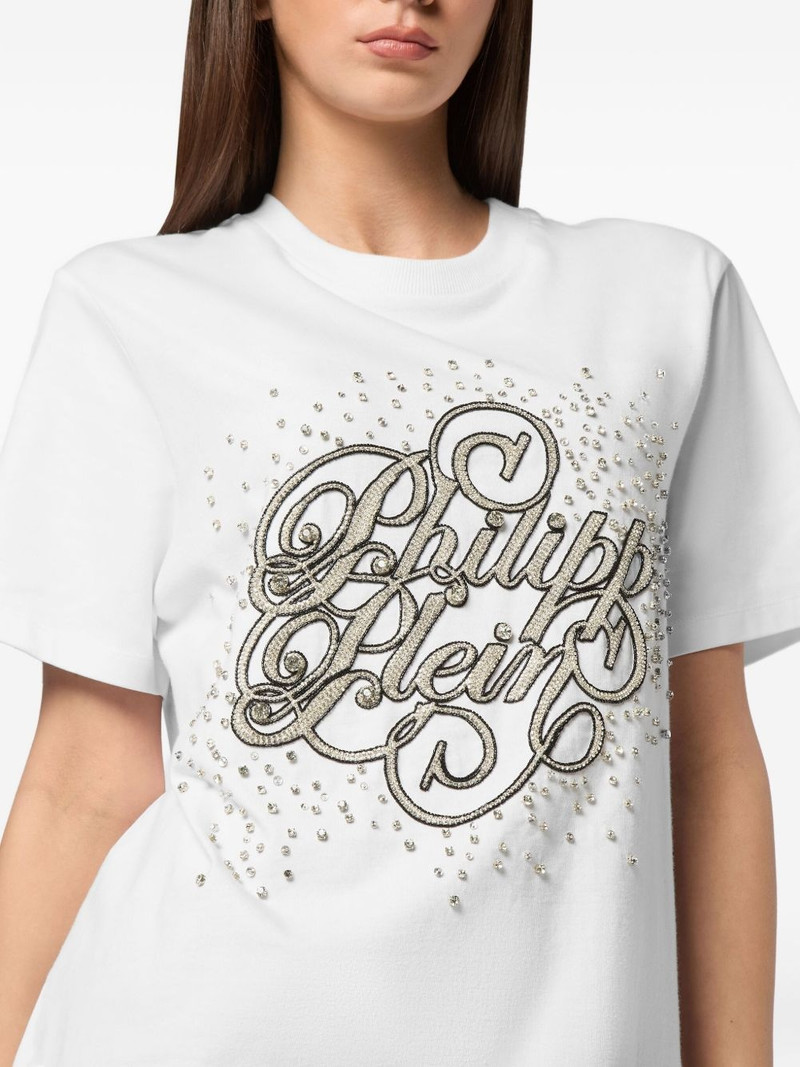crystal-embellished T-Shirt 5