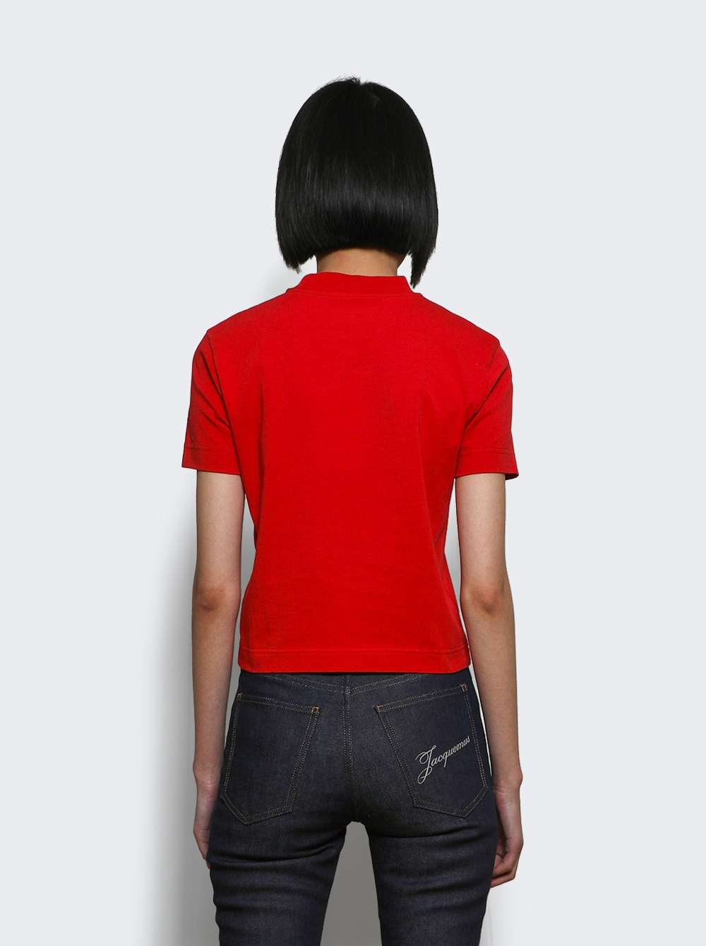 The Gros Grain Logo T-shirt Red - 4