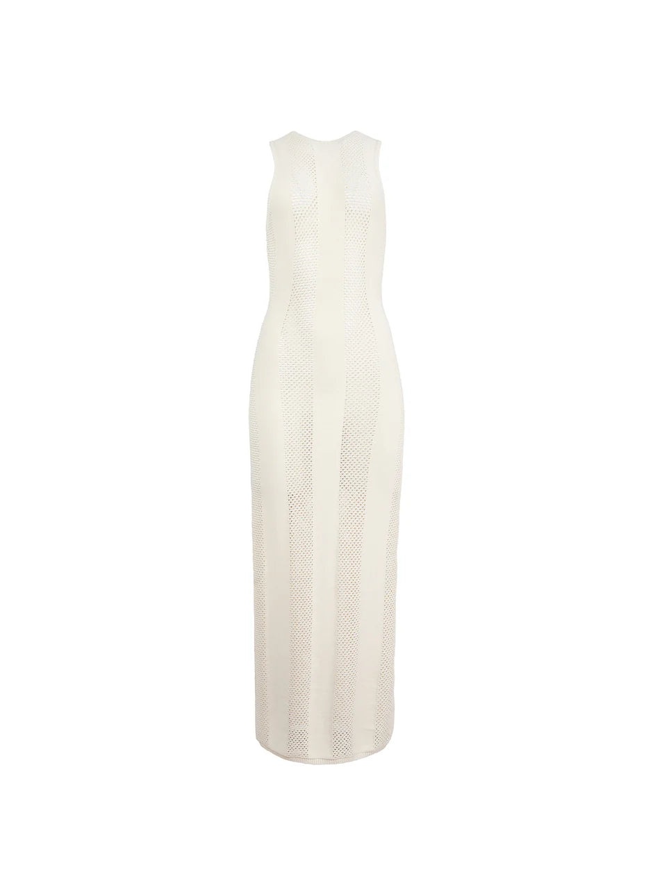 Simone Maxi Dress Lait de Coco - 1