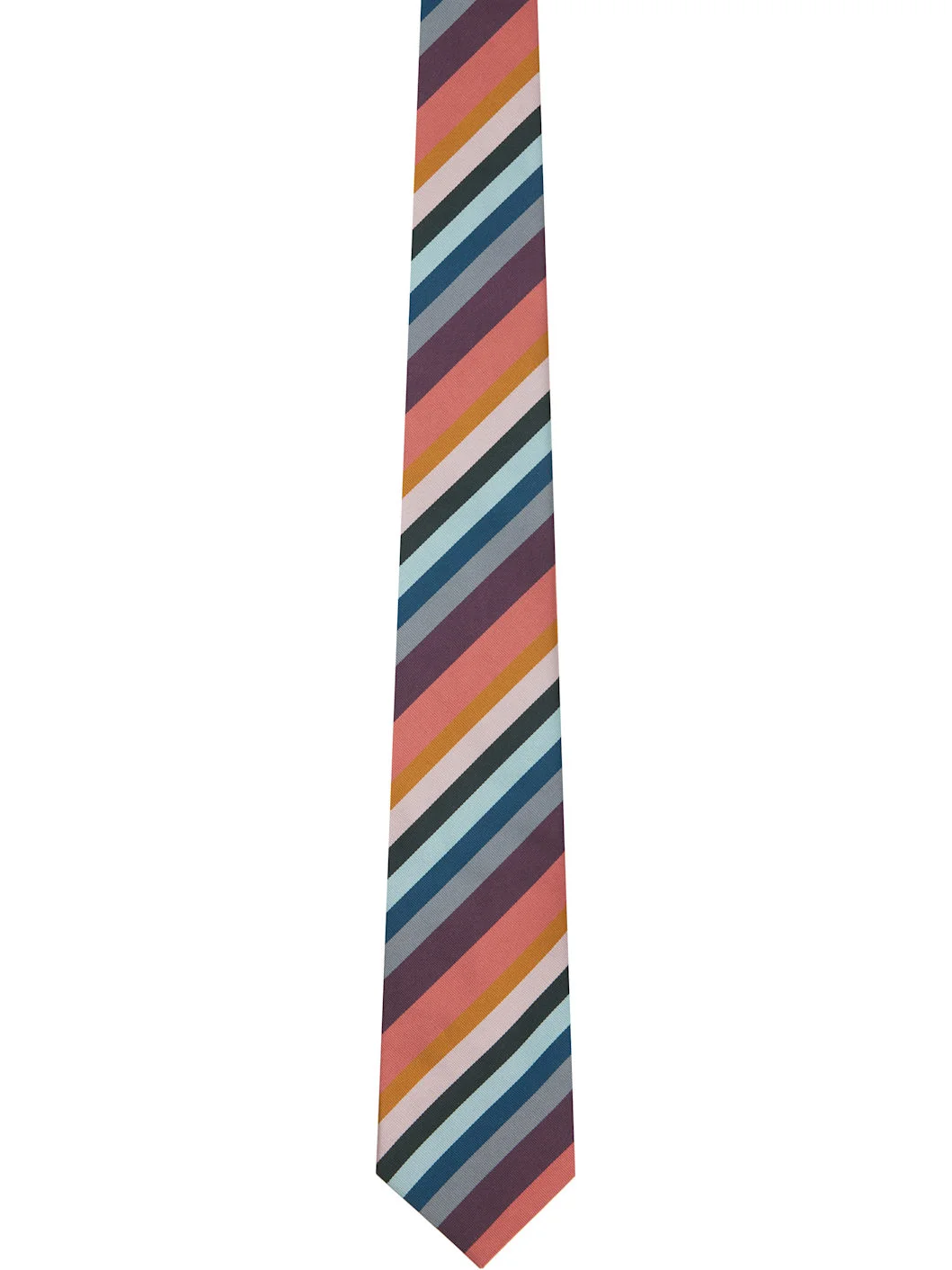 Multicolor Artist Stripe Tie - 1