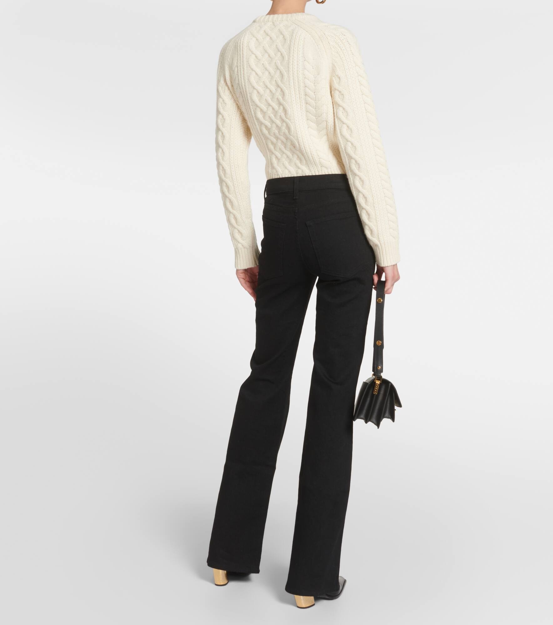 Celia high-rise bootcut jeans - 3