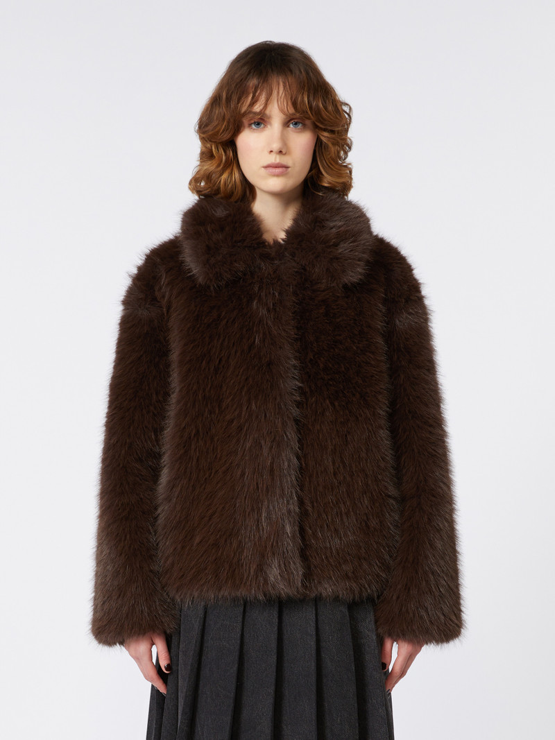 BRENTA1234 Soft-feel cropped jacket 3