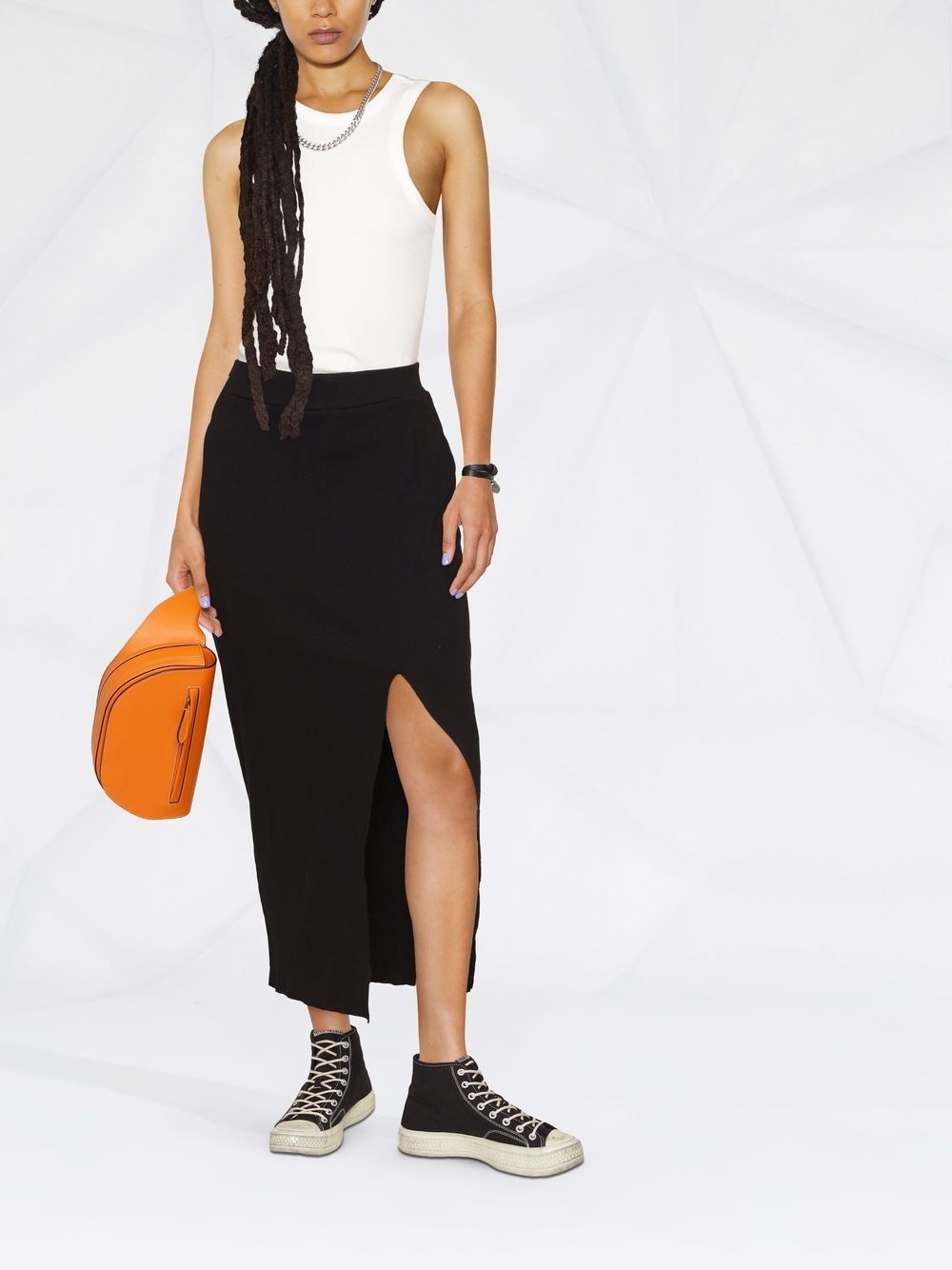high-waisted skirt - 2