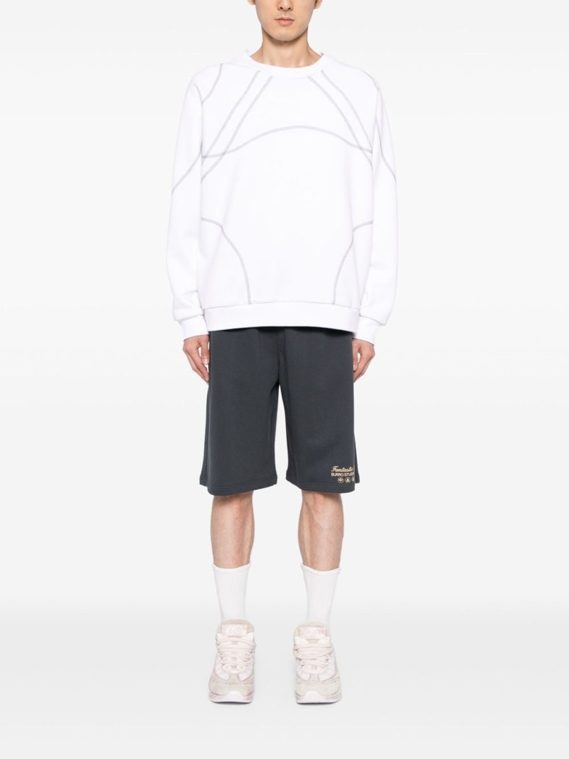 MSGM drawstring track shorts outlook