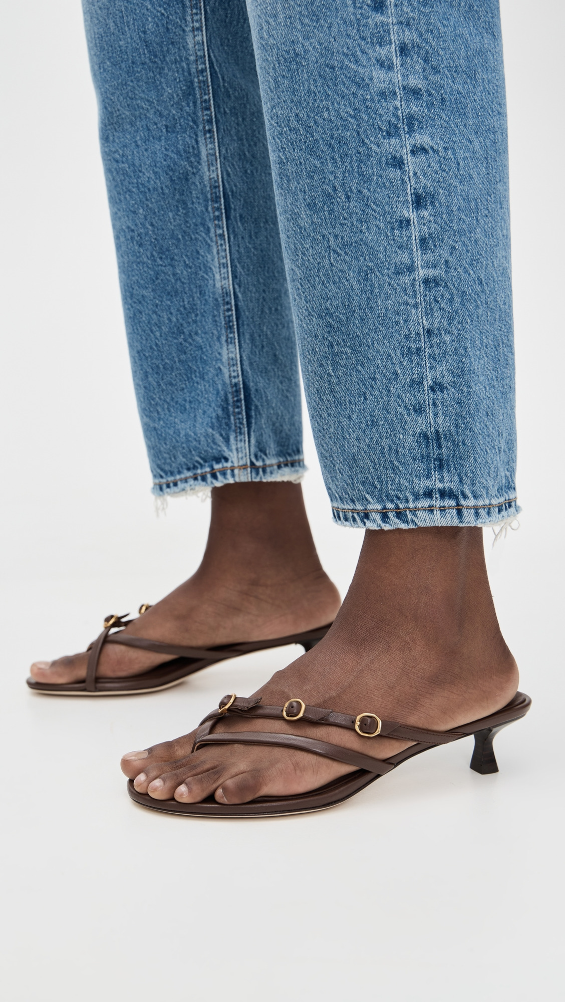 Sammie Buckle Kitten Heels - 2