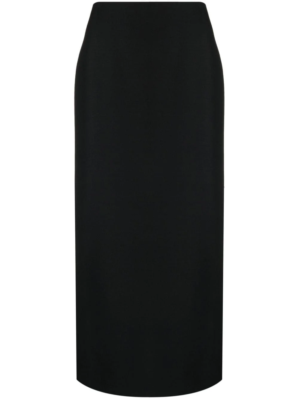 rear-slit midi skirt - 1