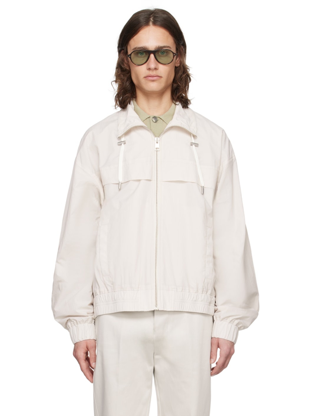 Off-White Zip Bomber Jacket - 1