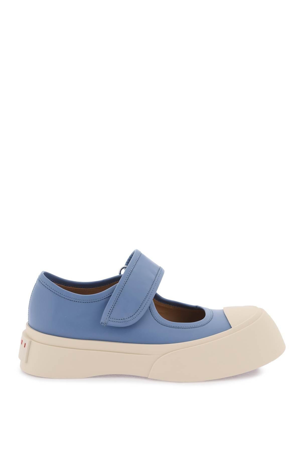 PABLO MARY JANE NAPPA LEATHER SNEAKERS - 1
