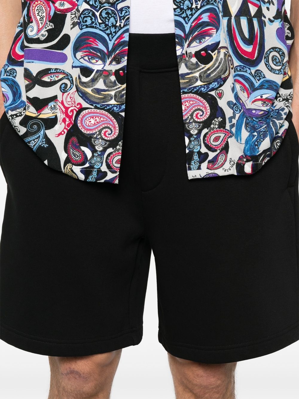 rubberised-logo shorts - 5