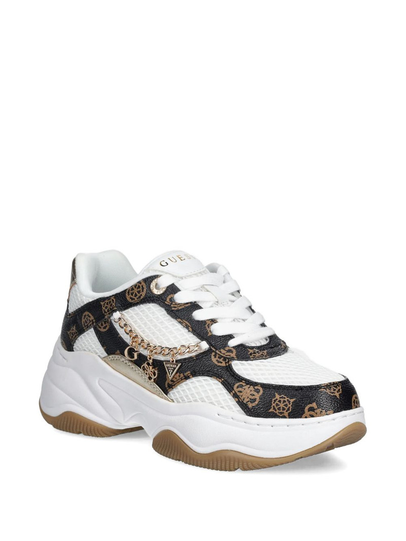 GUESS USA Harpaa chain-logo sneakers outlook