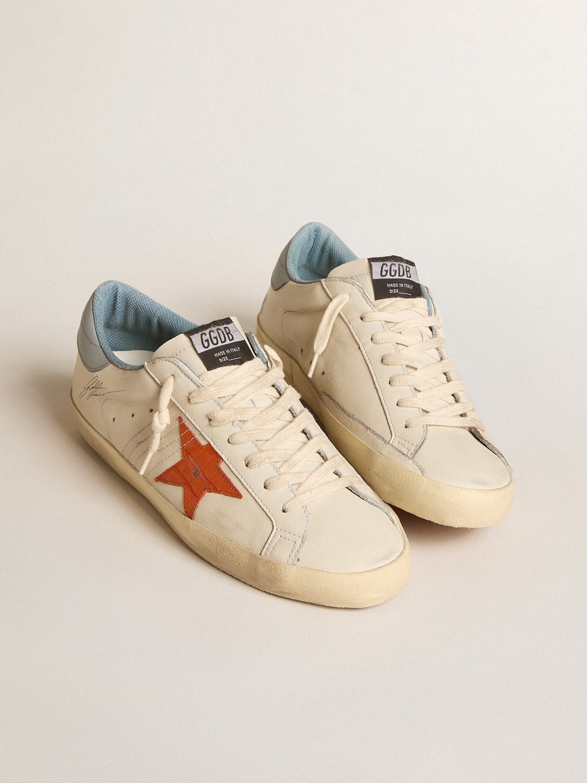 Super-Star with crocodile-print star and silver-blue heel tab - 2